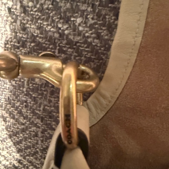 Coach Soft Tabby Elegant Cream Designer Shoulder Bag - Picture 11 of 11